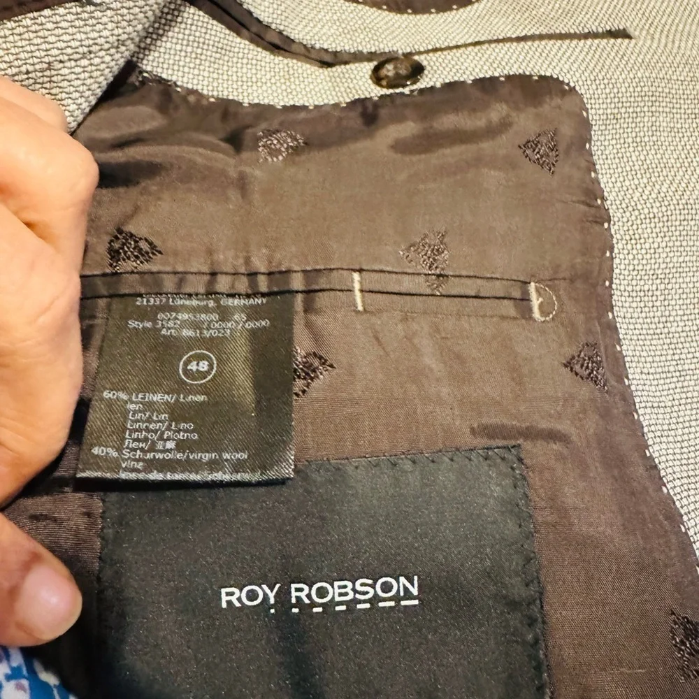 NWT ROY ROBSON Men's Classic Tan Blazer